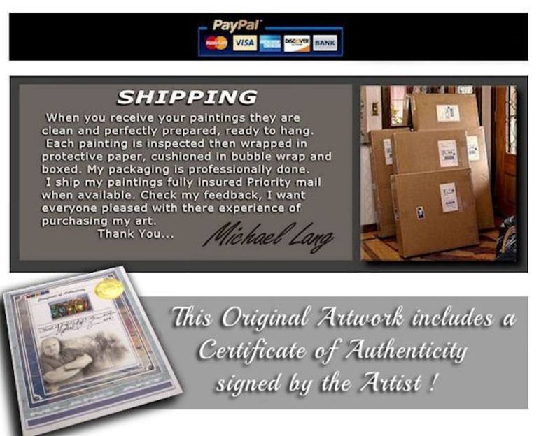 Original Abstract Painting by Michael Lang