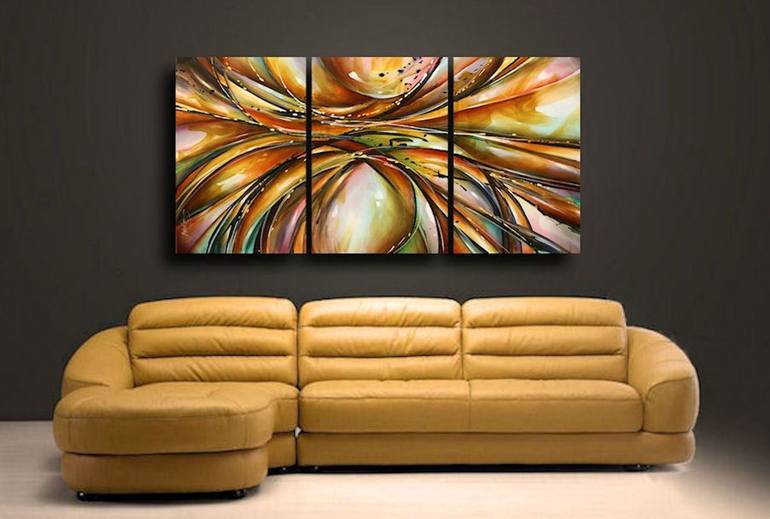 Original Abstract Expressionism Abstract Painting by Michael Lang