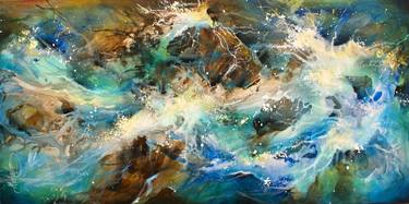 Original Expressionism Seascape Paintings by Michael Lang