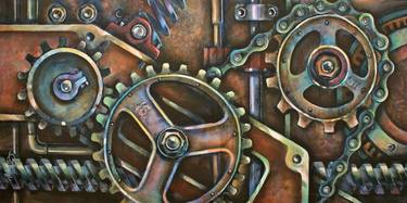 Print of Science/Technology Paintings by Michael Lang