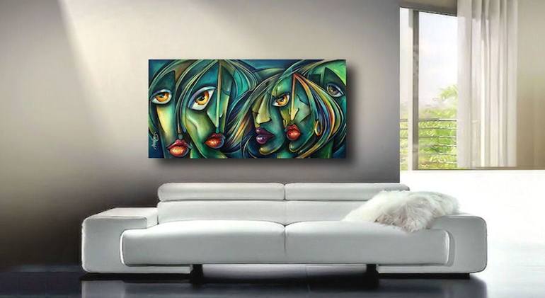 Original Portrait Painting by Michael Lang