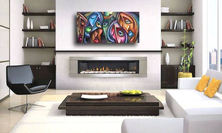 Original Expressionism Popular culture Painting by Michael Lang