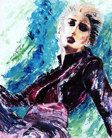 Original Expressionism Women Paintings by Ken Claes