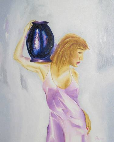Original Figurative Women Paintings by Ken Claes