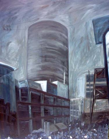 Original Expressionism Architecture Paintings by Sarah Moncrieff