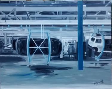 Original Expressionism Car Paintings by Sarah Moncrieff