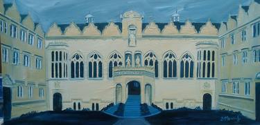 Original Expressionism Architecture Paintings by Sarah Moncrieff