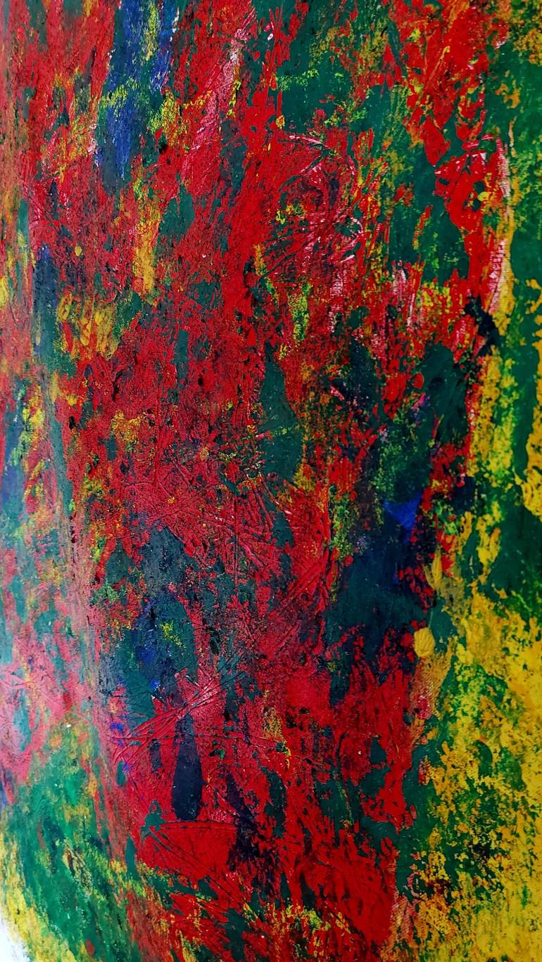 Original Abstract Expressionism Abstract Painting by Romana Meissner
