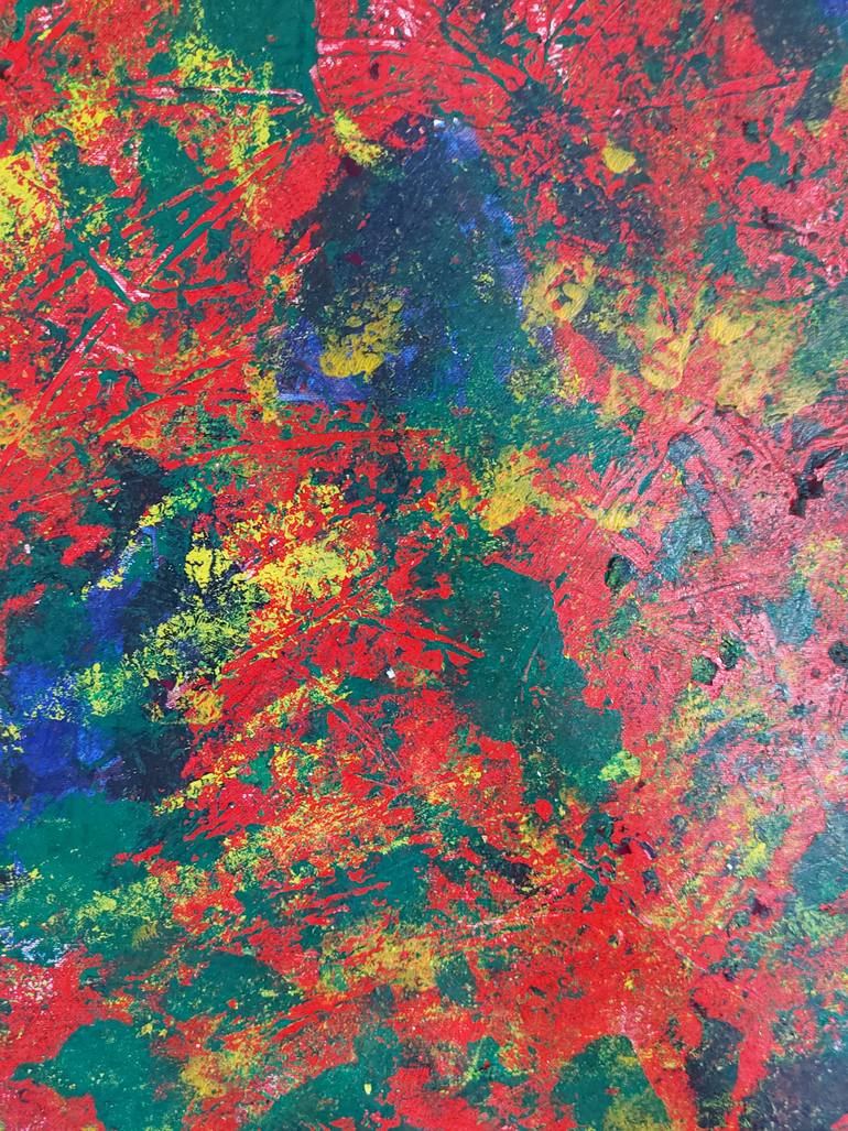 Original Abstract Expressionism Abstract Painting by Romana Meissner