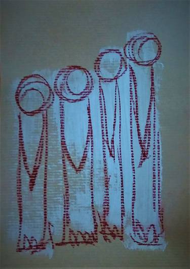 Original People Drawings by Romana Meissner