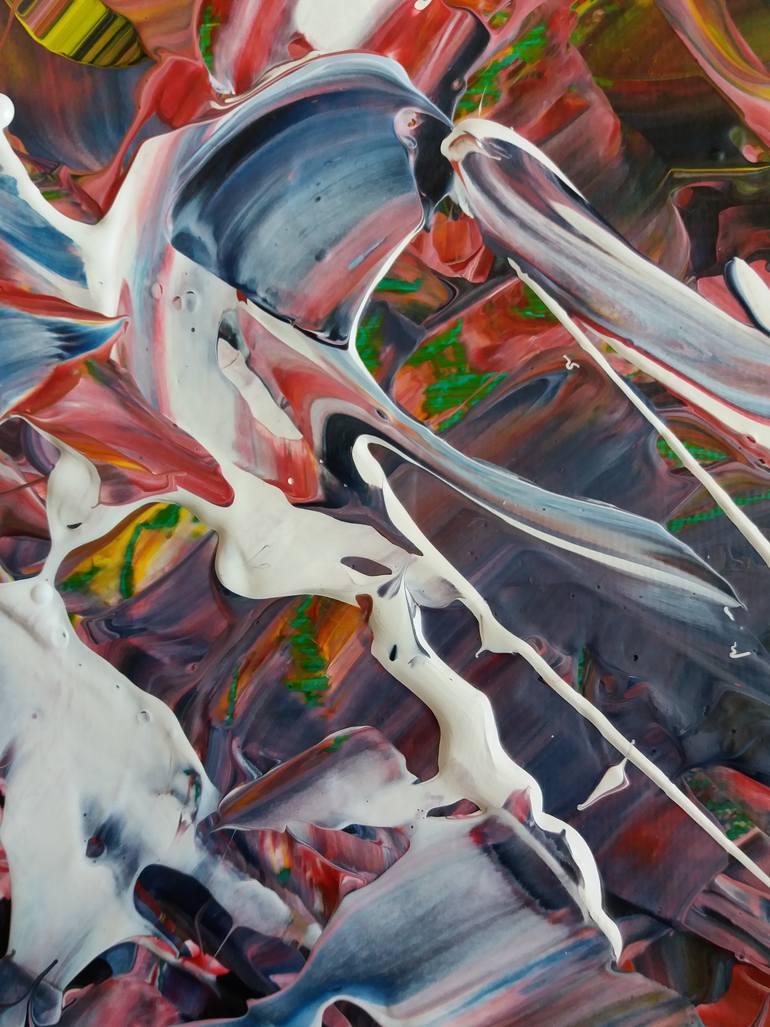 Original Abstract Expressionism Abstract Painting by Romana Meissner