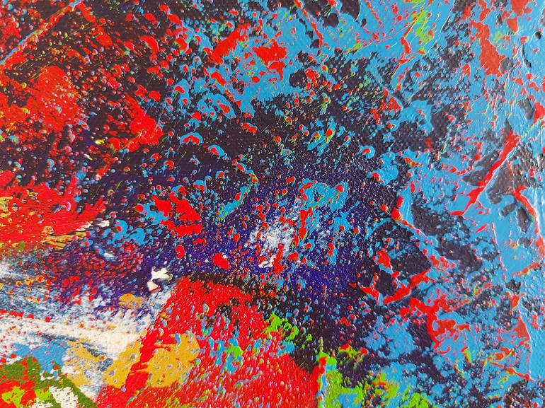 Original Abstract Expressionism Abstract Painting by Romana Meissner