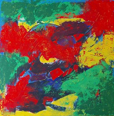 Original Abstract Expressionism Abstract Paintings by Romana Meissner