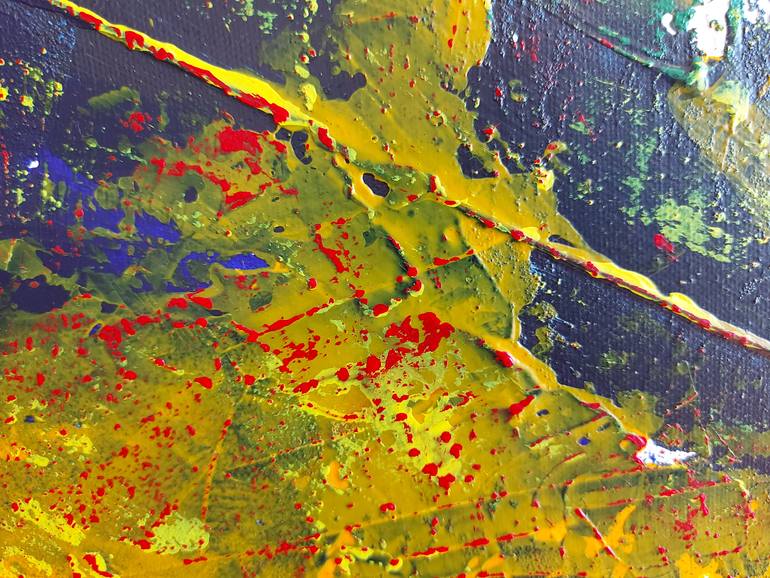 Original Abstract Expressionism Abstract Painting by Romana Meissner