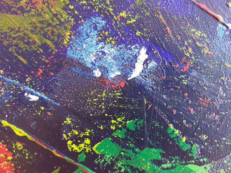 Original Abstract Expressionism Abstract Painting by Romana Meissner