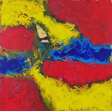 Original Abstract Expressionism Abstract Paintings by Romana Meissner