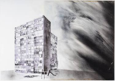 Print of Architecture Mixed Media by Vaiva Kovieraite Trumpe