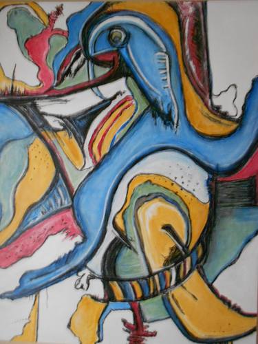 Original Abstract Expressionism Abstract Printmaking by Lucy Maliszewski