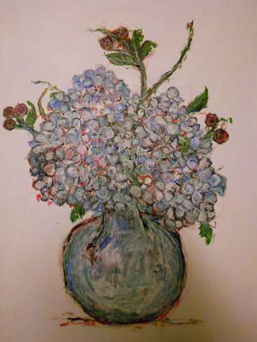 Original Expressionism Floral Printmaking by Lucy Maliszewski