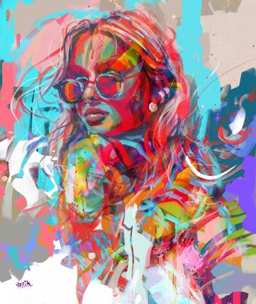 Original Conceptual Portrait Paintings by yossi kotler