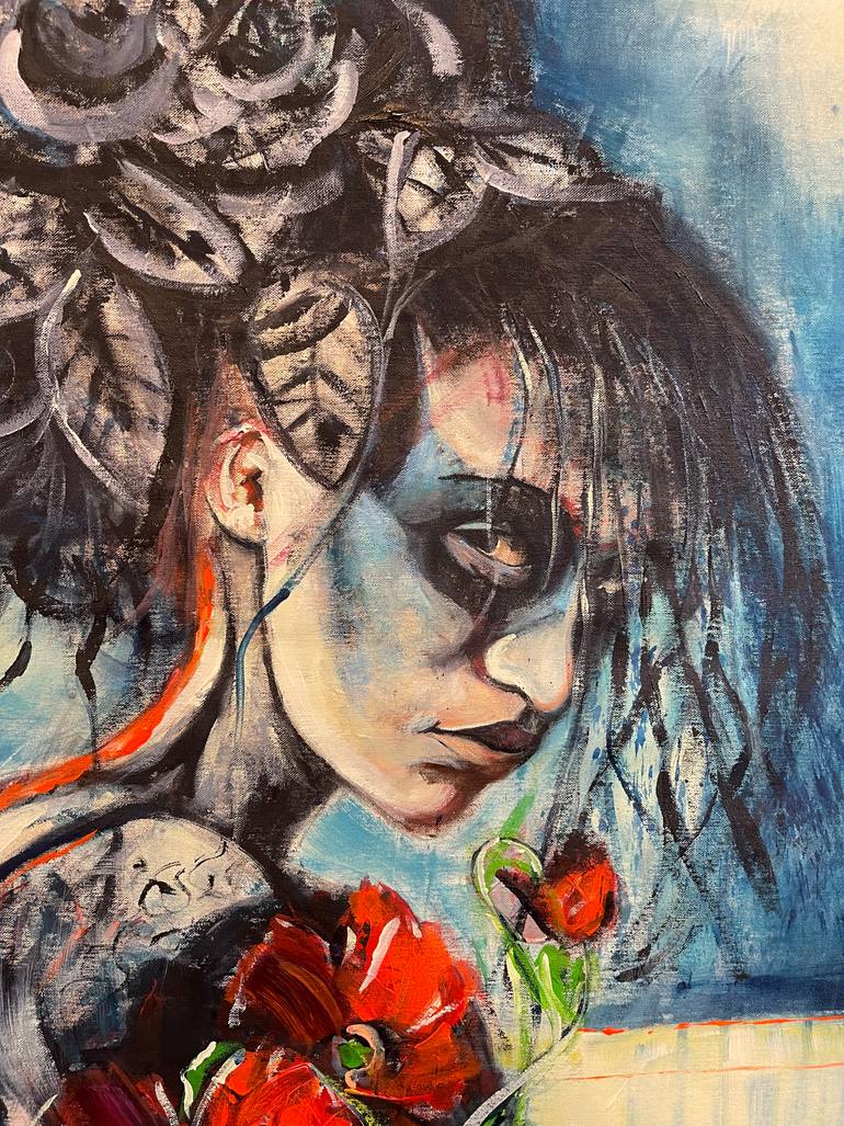 Original Conceptual People Painting by Yossi Kotler