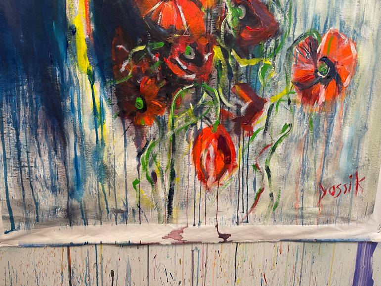 Original Conceptual People Painting by Yossi Kotler