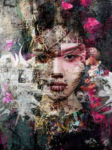 Print of Abstract Digital by yossi kotler