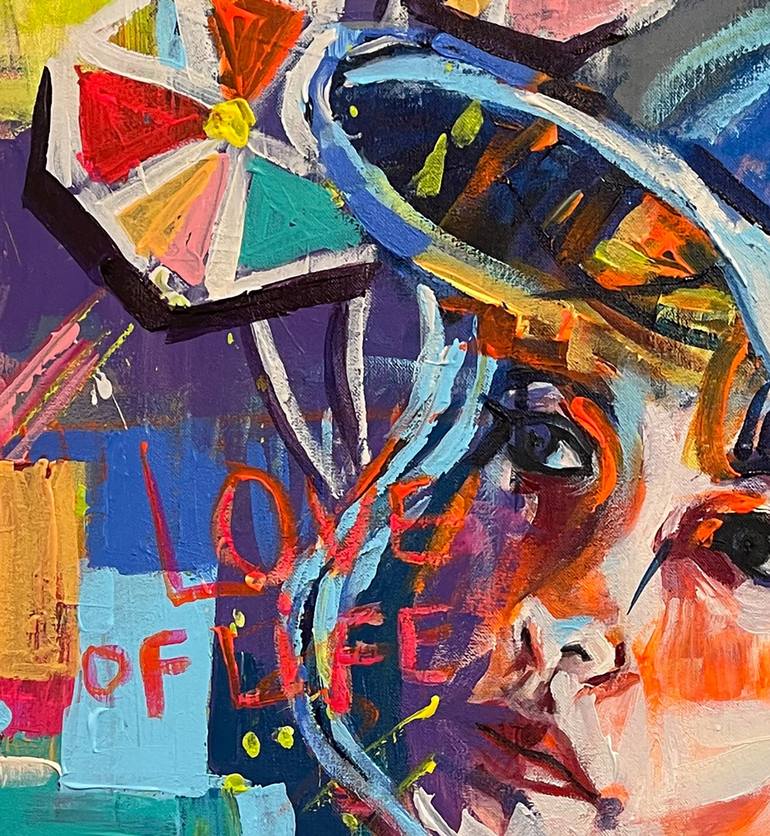 Original Contemporary People Painting by yossi kotler