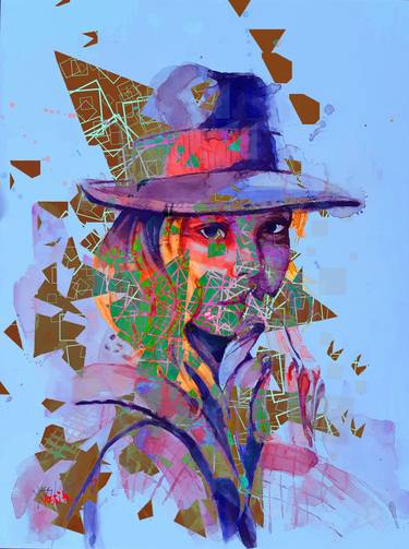 Original Abstract Expressionism Patterns Digital by yossi kotler