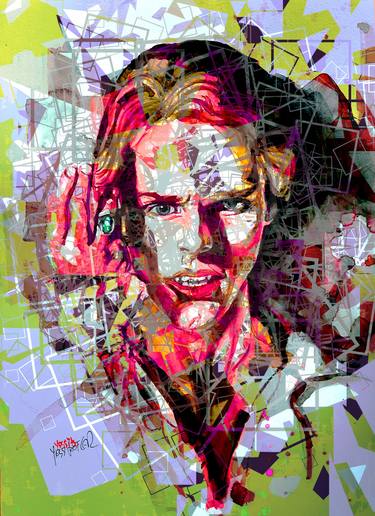 Print of Abstract Expressionism Cinema Digital by yossi kotler