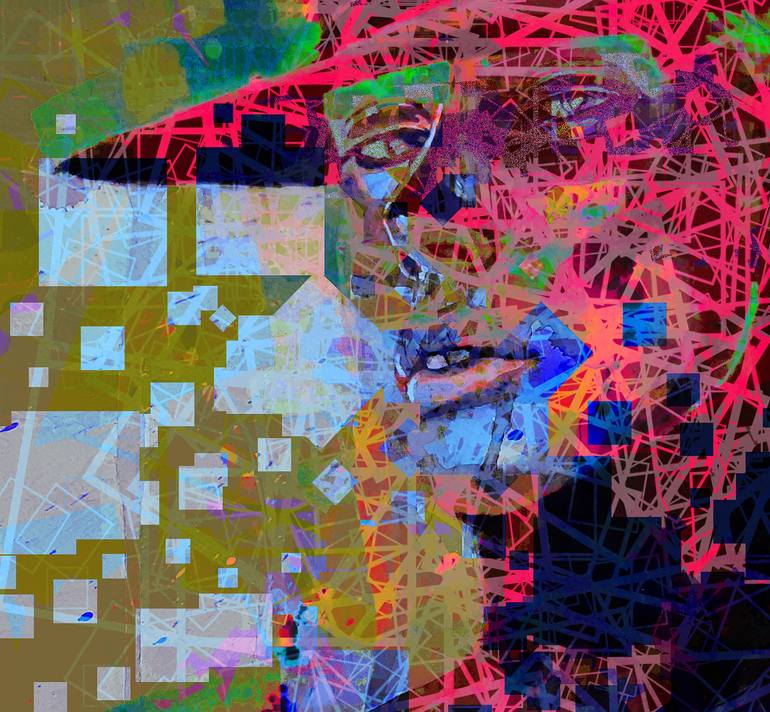 Original Abstract Expressionism Patterns Digital by yossi kotler