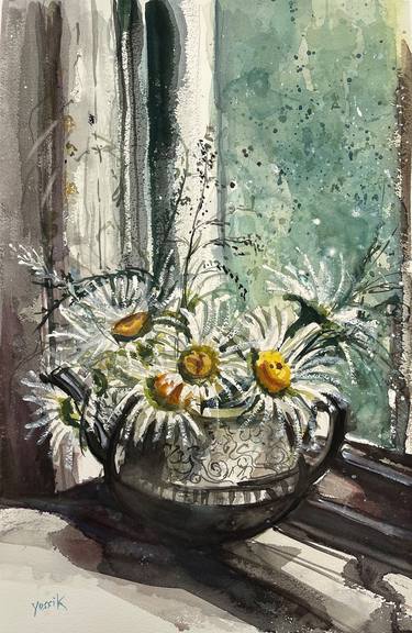 Print of Floral Paintings by yossi kotler