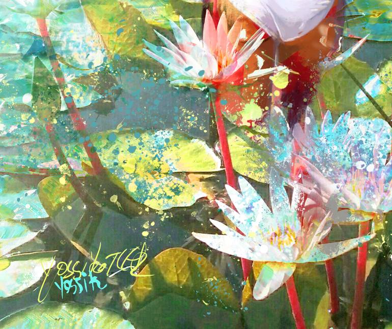 Original Conceptual People Painting by Yossi Kotler