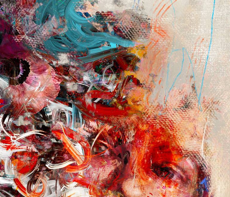 Original Portrait Mixed Media by yossi kotler