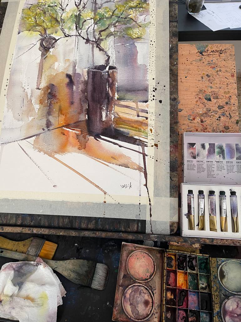 Original Figurative Other Painting by Yossi Kotler