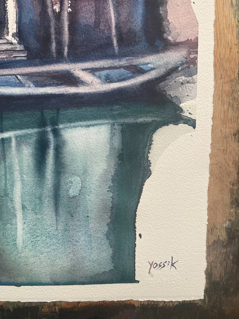 Original Figurative Cities Painting by Yossi Kotler