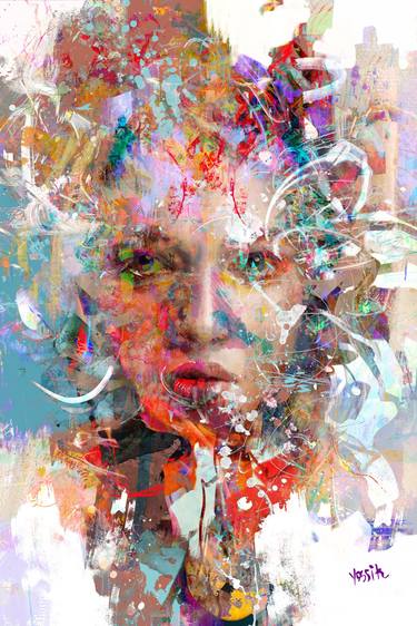 Original Abstract Expressionism Abstract Mixed Media by yossi kotler