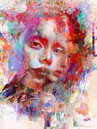 Original Abstract People Paintings by yossi kotler