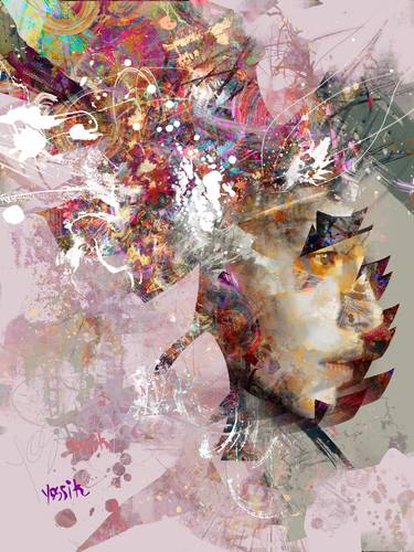 Original Abstract Expressionism Abstract Paintings by Yossi Kotler