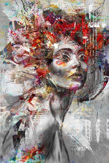 Original Digital Art People Paintings by yossi kotler