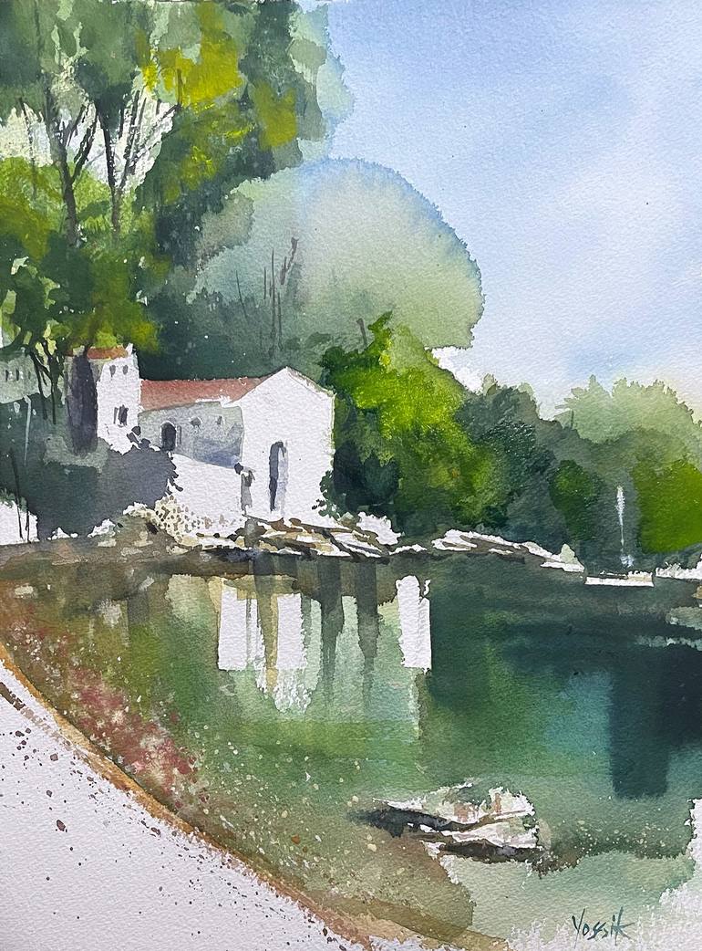 Print of Figurative Landscape Painting by Yossi Kotler