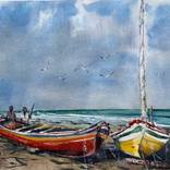 the fisher man preparing their boats by yossi kotler