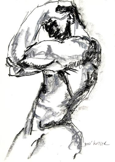 Print of Nude Drawings by yossi kotler