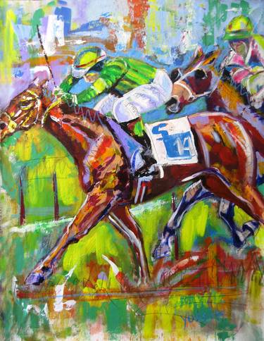 sport art-horse race thumb