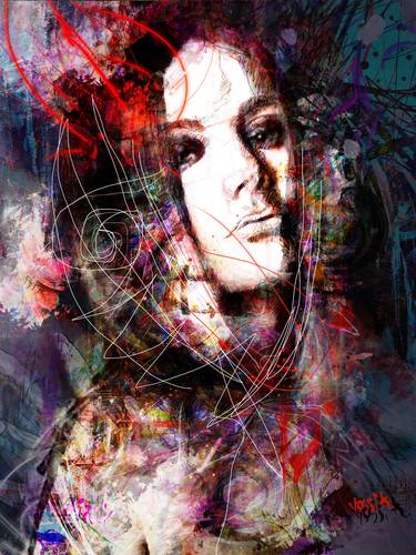 Original Figurative Abstract Mixed Media by yossi kotler