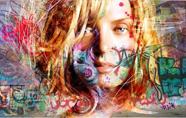 Print of Abstract Mixed Media by yossi kotler