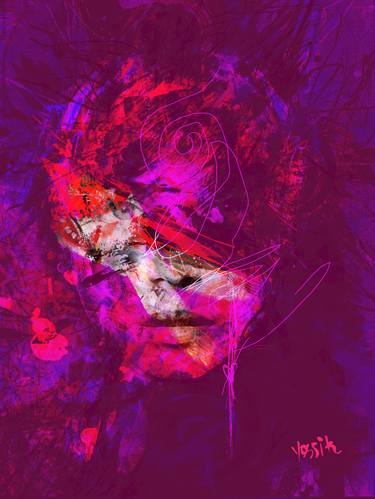 Original Figurative Abstract Mixed Media by yossi kotler