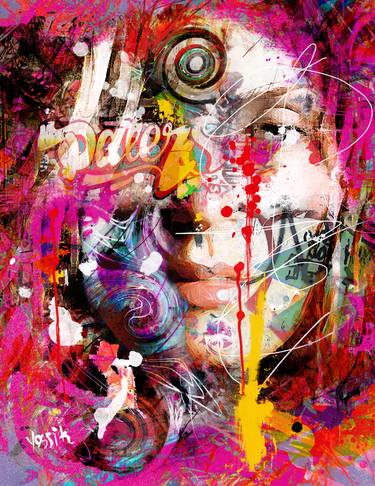 Print of Illustration Abstract Mixed Media by yossi kotler