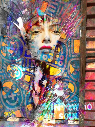 Print of Abstract Mixed Media by yossi kotler