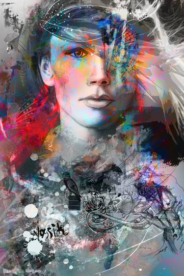 Original Abstract Expressionism Abstract Mixed Media by yossi kotler